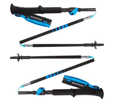 Bastones Black Diamond - Distance Carbon FLZ Poles Ultra Blue 110 cm