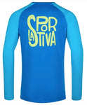 Playera Back Logo Long Sleeve Hombre Talla L