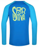 Playera Back Logo Long Sleeve Hombre Talla L
