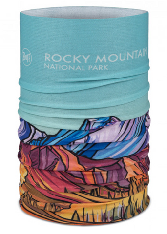 Braga de cuello Buff Coolnet UV- National Parks Rocky Mountain