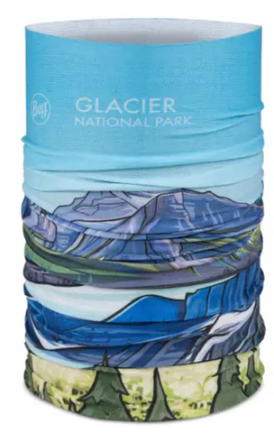 Braga de cuello Buff Coolnet UV- National Parks Glacier