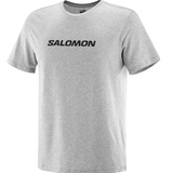 Playera manga corta Salomon logo - gris