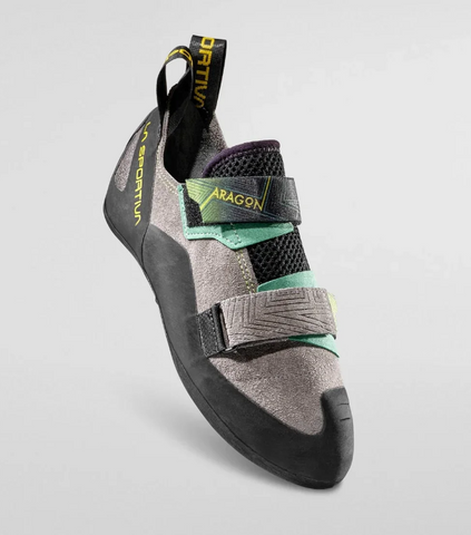 Tenis de escalada La Sportiva - ARAGON color Clay/Jasmine Green