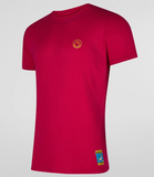 Playera Mujer La sportiva - Climbing on the moon T-Shirt Talla S US Fucsia/Giallo
