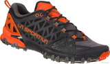 Tenis de carrera para hombre La Sportiva - talla 42.5 color Carbon/ Tangerina Bushido II
