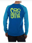 Playera Back Logo Long Sleeve Hombre Talla L