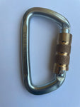 Mosqueton Acero Cypher (Hard Steel Modified D Twist Lock Keylock)