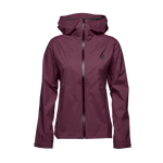 Rompevientos Black Diamond talla M (W STORMLINE STRETCH RAIN SHELL Plum M)