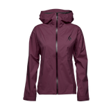 Rompevientos Black Diamond talla M (W STORMLINE STRETCH RAIN SHELL Plum M)