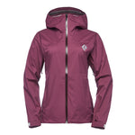 Rompevientos Black Diamond talla M (W STORMLINE STRETCH RAIN SHELL Plum M)