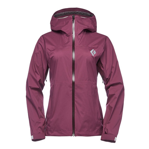 Rompevientos Black Diamond talla M (W STORMLINE STRETCH RAIN SHELL Plum M)