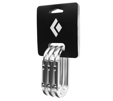 Mosqueton Black Diamond - (Oval Keylock 3-Pack)